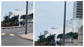 Reportan incendio forestal en malecón de Miraflores (VIDEO)  