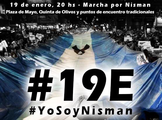 Alberto Nisman: Convocan a marcha en redes sociales bajo la consigna "Yo soy Nisman"