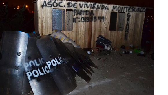 Denunciarán por terrorismo a invasores de El Agustino que usaron explosivos