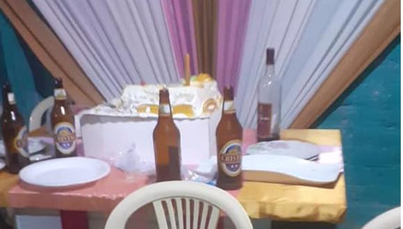 Ellos se encontraban bebiendo licor sin respetar las medidas de bioseguridad establecidas, según indicó el municipio local (Foto: Municipalidad Provincial Talara)