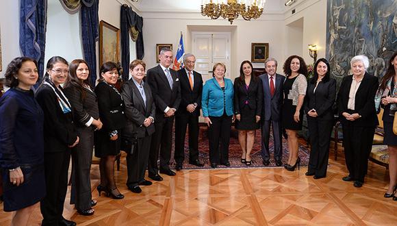 Michelle Bachelet presidió el I Encuentro de Mujeres Líderes entre el Perú y Chile