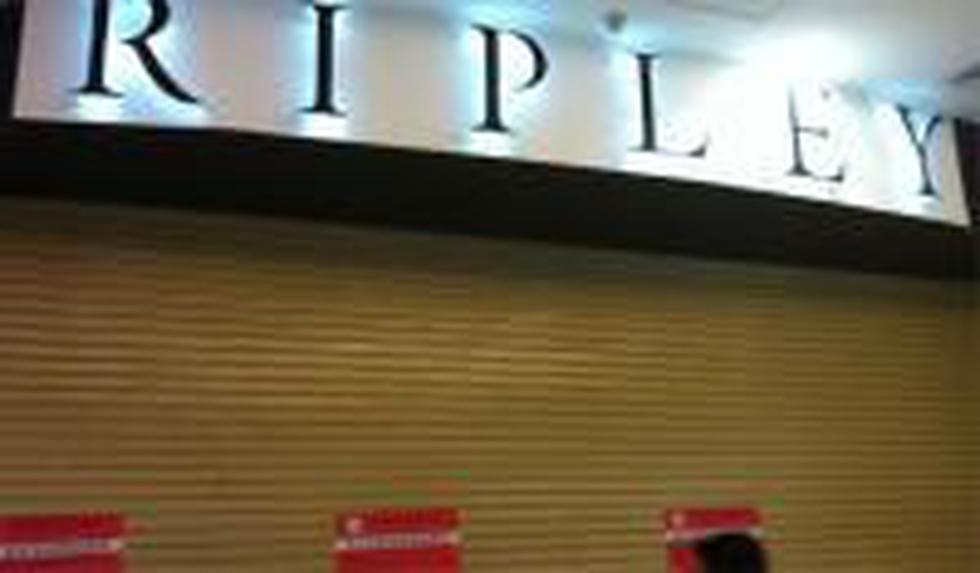 Cierran RIPLEY del Jockey Plaza