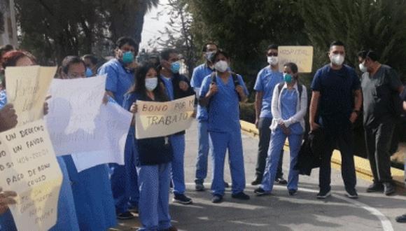 Los médicos exigen el pago de bono de 720 soles en Arequipa