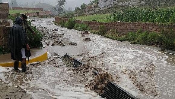 Intensas lluvias producen desbordes en la provincia de Tarata