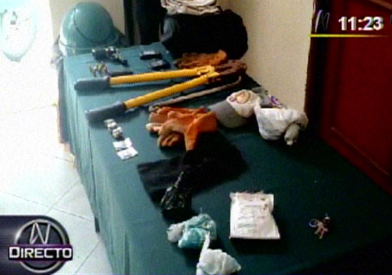 San Luis: Capturan a banda de robacasas y empresas  