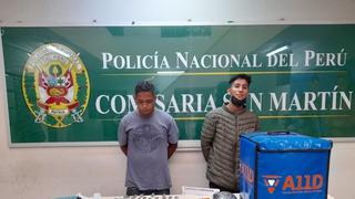 Piura: Falsos “delivery” son detenidos con un kilo de marihuana en el distrito Veintiséis de Octubre