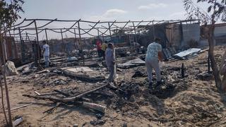 Incendio arrasa con 19 viviendas del sector oeste en Sullana