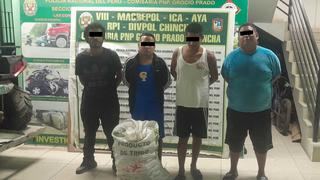 Chincha: caen “Los faites de Villa El Salvador” por robo de productos agrícolas  