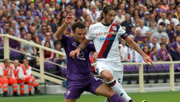 Fiorentina igualó 1-1 con el Cagliari