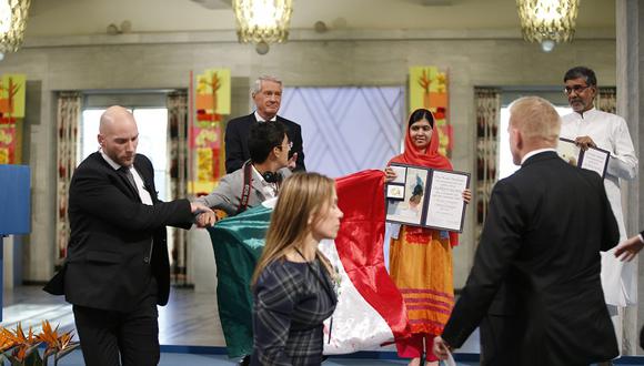 Nobel de la Paz: Multan a estudiante mexicano que irrumpió en ceremonia en Oslo