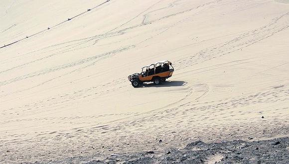Tubulares en Huacachina: vehículos podrán circular por la dunas