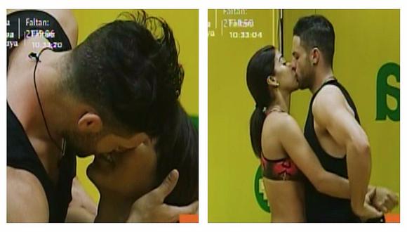 El Gran Show: Karen Dejo y Lucas Piro son captados besándose en los ensayos (VIDEO)