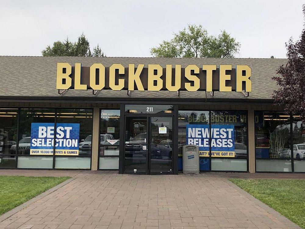 Esta es la última tienda Blockbuster que queda en pie