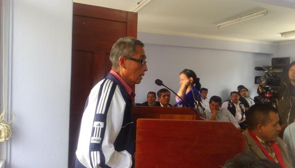 Anchihuay presenta demandas ante Consejo Regional de Ayacucho