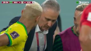 Tite se animó a bailar tras gol de Richarlison a Corea del Sur (VIDEO)