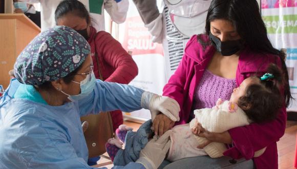 El Minsa espera vacunar a más de 20 mil niños entre recién nacidos y menores de 5 años en la primera Jornada Nacional de Vacunación 2022 que va hasta el domingo 25 de setiembre.(Foto: Minsa)