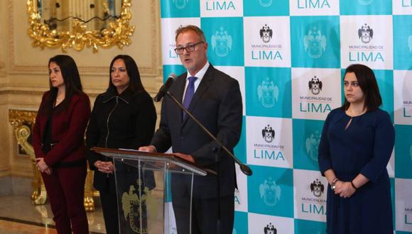 El alcalde de Lima, Jorge Muñoz, se disculpó con periodista de Exitosa por incidente ocurrido esta mañana. (Foto: Archivo GEC)