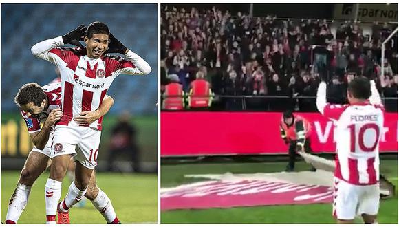 Hinchas ovacionaron a Edison Flores tras anotar gol de la victoria en el último minuto (VIDEO)