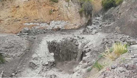 IGP registra la ocurrencia de lahar en el valle de Ubinas