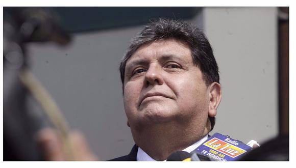 Alan García no asiste a citación del Ministerio Público por caso Olmos