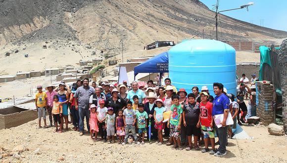Más de 300 personas son beneficiadas con tanque de agua 