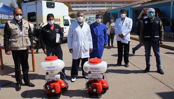 Hospital Regional de Cusco recibe equipo de desinfección y control de COVID-19