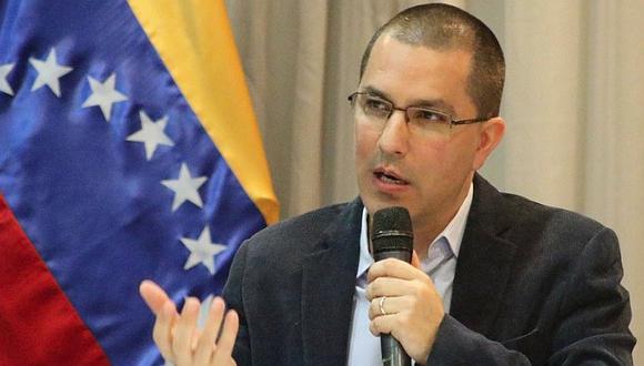 Canciller venezolano Jorge Arreaza niega que exista más de 4 millones de emigrantes de su país 