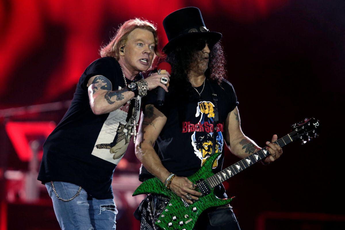 Guns N Roses pisará por tercer vez suelo patrio. Foto: AFP.
