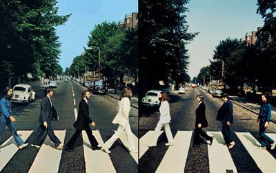 Subastan foto de los Beatles cruzando Abbey Road al revés