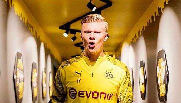 Erling Haaland llegó al Borussia Dortmund a inicios de 2020 desde el RB Salzburgo. (@erling.haaland)