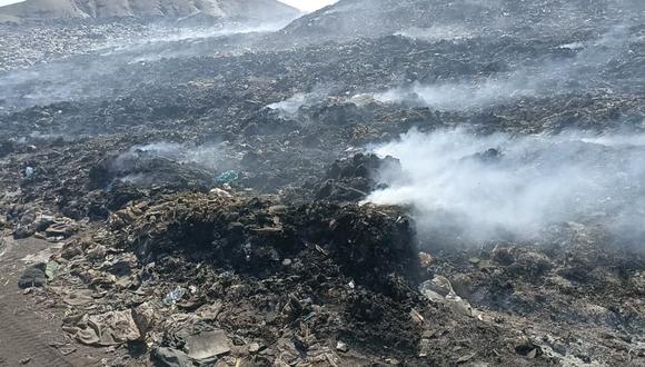 Segat detectó que inescrupulosos queman basura en zonas aledañas, afectando también al distrito de La Esperanza.