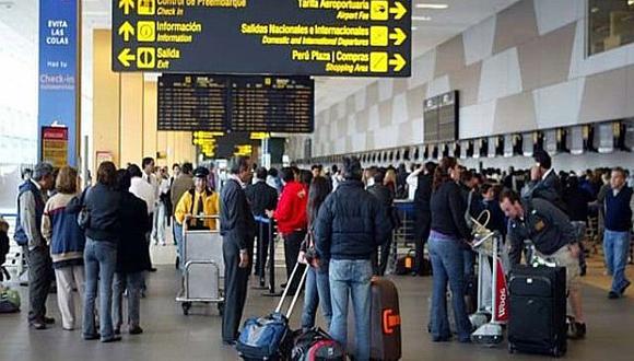 ​Número de pasajeros nacionales creció 14% en el aeropuerto Jorge Chávez