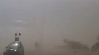 Ica: Inusual tormenta de arena cubre la Panamericana Sur (VIDEO)