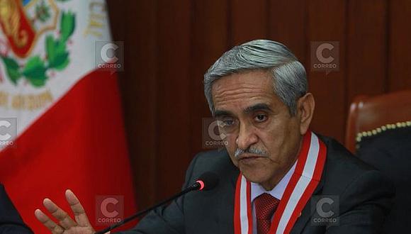Presidente del Poder Judicial señala que afrontará cartas y amenazas que recibe