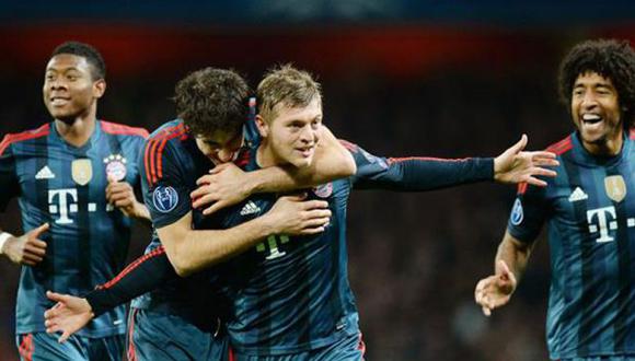 Liga de Campones: Bayern Munich le ganó 2-0 a Arsenal