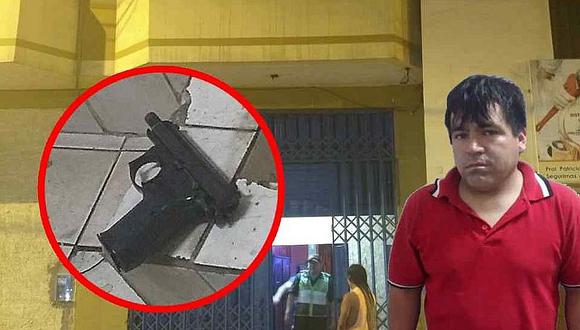 Policías detienen a hombre por realizar un disparo al interior de céntrico “chupín”