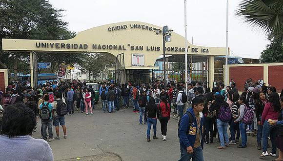​Sunedu deniega licencia institucional a la Universidad Nacional San Luis Gonzaga de Ica