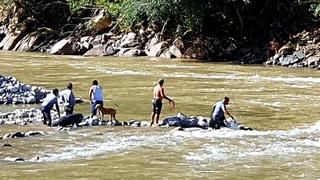 Padre muere ahogado tras lanzarse a río Chanchamayo para salvar a su hijo en Huancayo