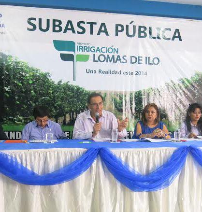 Afirma que el recurso hídrico para Lomas de Ilo está garantizado