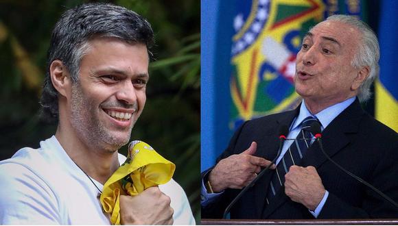 Leopoldo López le pide a Brasil que abra un "corredor humanitario" con ayuda para Venezuela
