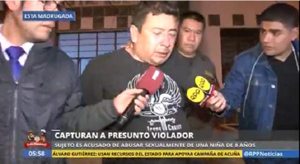 ​Detienen a sujeto acusado de abusar sexualmente de niña de 8 años