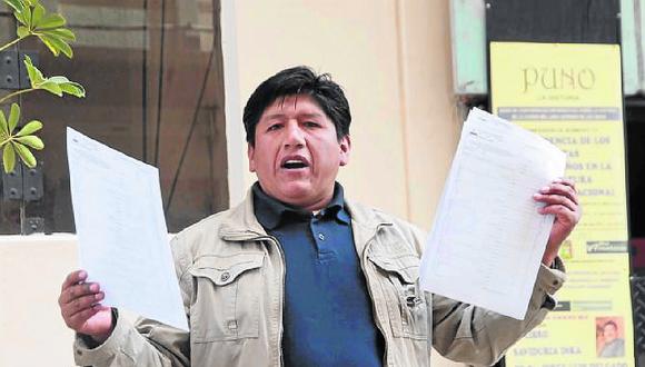Puno: promotor de revocatoria contra alcalde es votante en Moquegua 