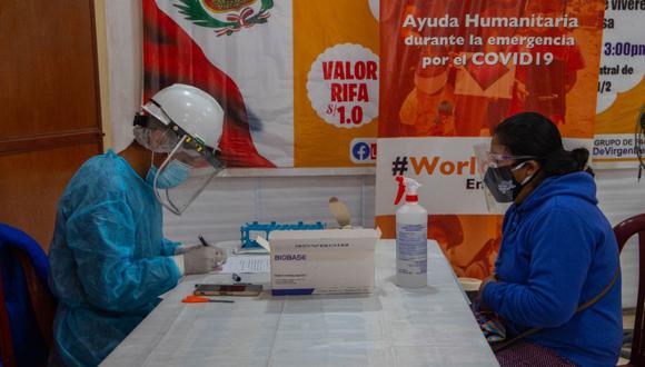 Covid-19: Realizan pruebas moleculares a promotoras comunitarias para prevenir contagio | Foto: World Vision