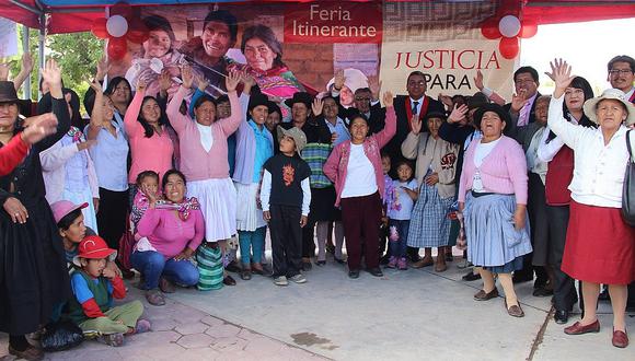 Corte de Justicia realiza Feria 'Llapanchikpaq Justicia'