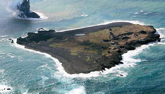  Japón: Isla creció nueve veces en un año tras erupción volcánica