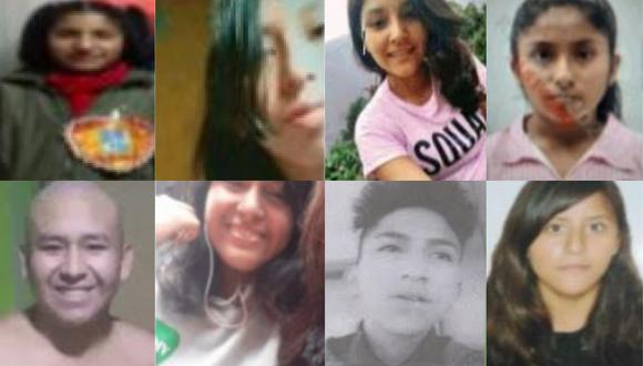 Ocho menores fueron reportados como desaparecidos desde el 7 de mayo del 2020. Foto: Gobierno del Perú