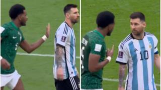 Defensor de Arabia Saudita celebró la remontada burlándose de Lionel Messi (VIDEO)