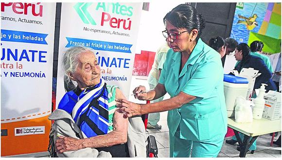 Minsa vacunará a seis millones de peruanos contra la influenza