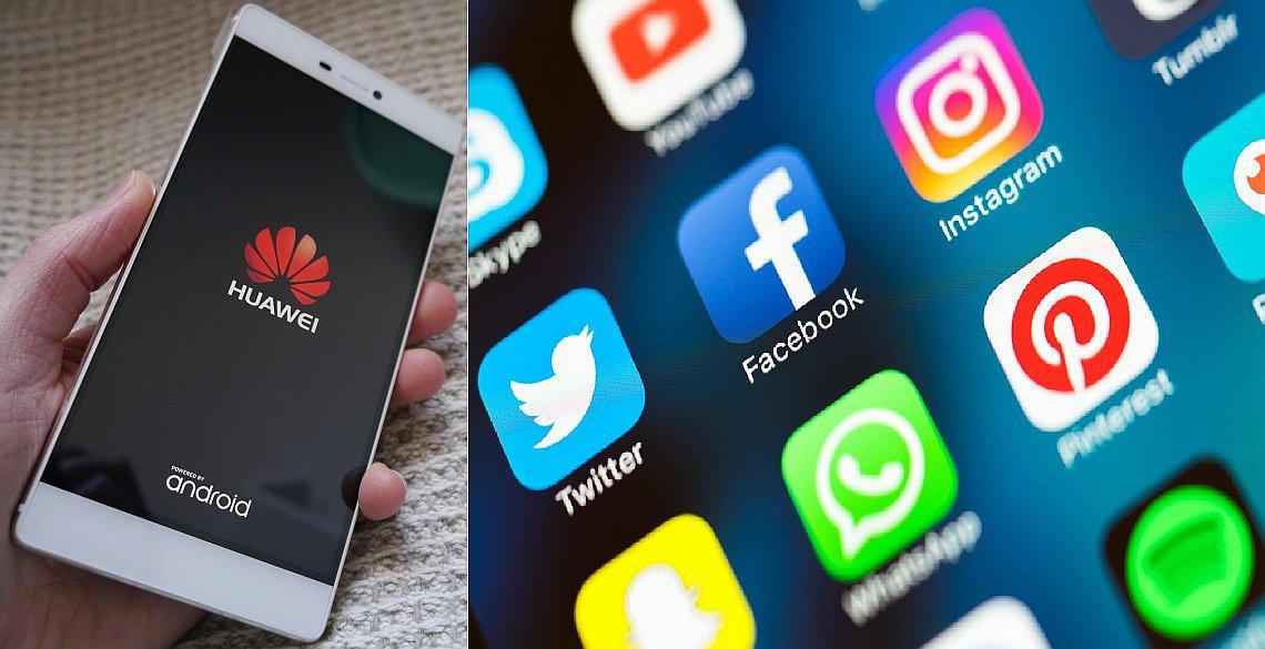Facebook suspende la preinstalación de sus aplicaciones en nuevos celulares de Huawei
