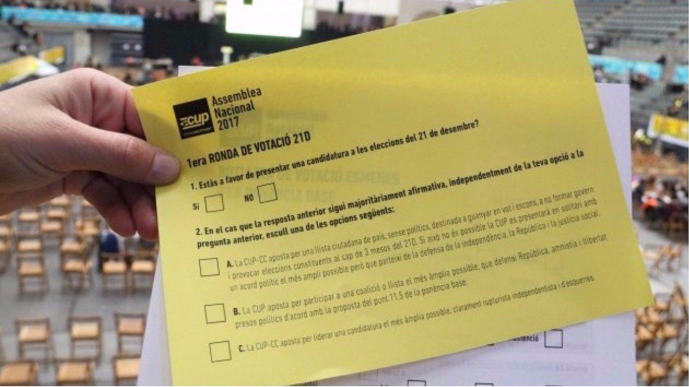 CUP: ¿por qué se presentará en las elecciones del 21-D? (VIDEO)